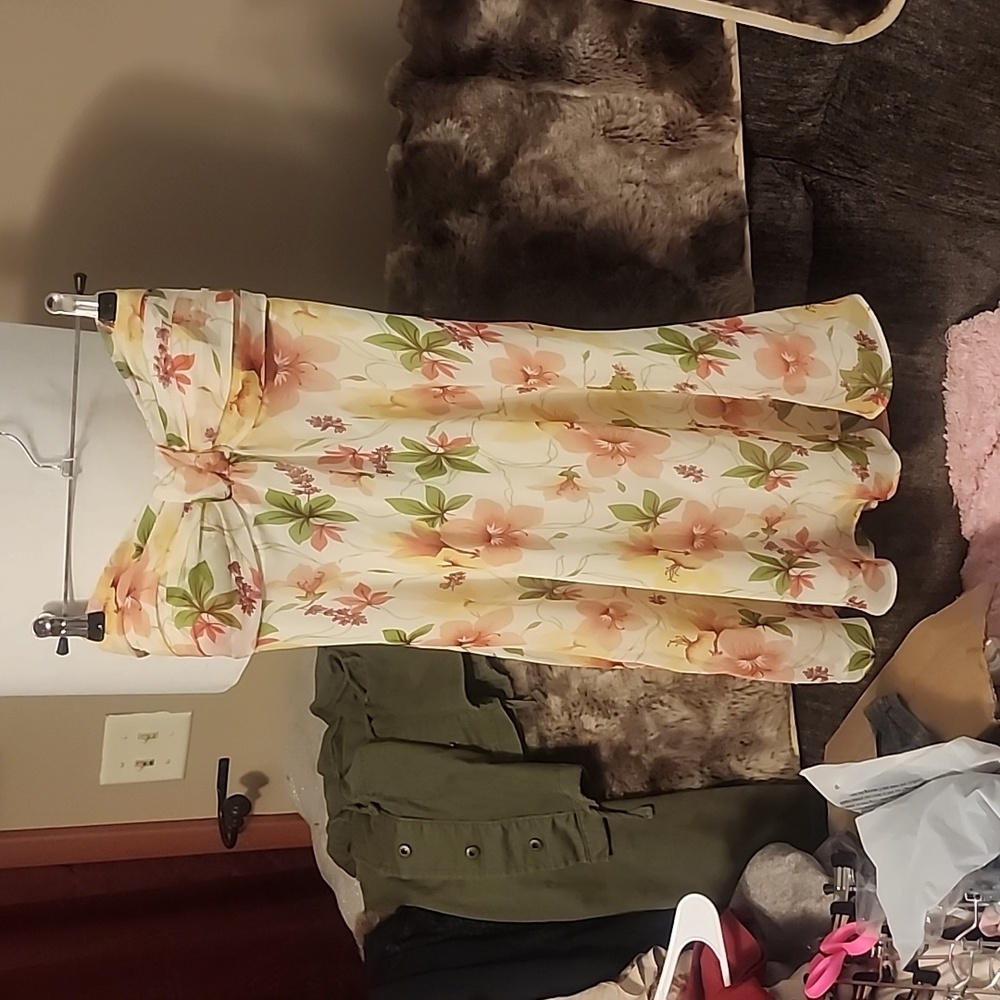 Strapless dress